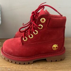 Timberland Red Kids Boots